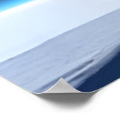 Roter Fuchs mit einem coolen Space Anzug | AI Art Poster (Ecke)