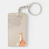 Roter Fuchs Schlüsselanhänger (Rückseite)