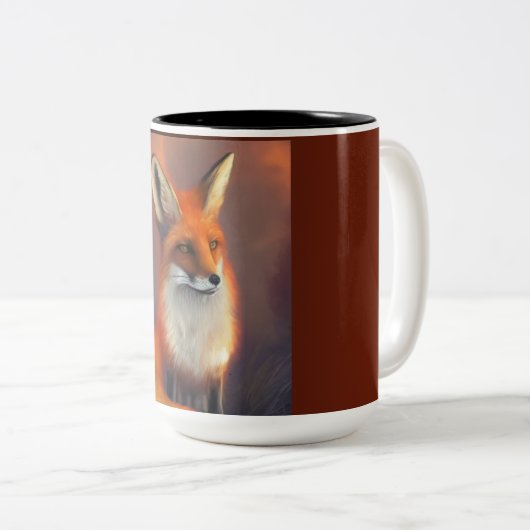 Roter Fuchs Tasse (VorderseiteRechts)