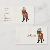 ROTER FUCHS u. EULE Visitenkarte (Vorne/Hinten)