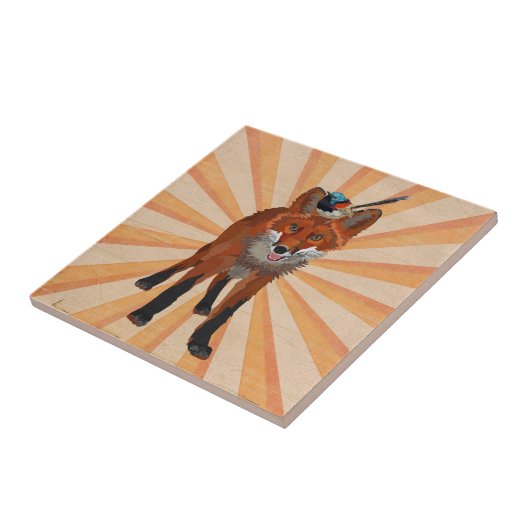 ROTER FUCHS u. ZAUNKÖNIG Fliese (Seite)