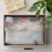 Roter Fuchs unter den Rose Blumenkunst Seidenpapier (Geschenk)