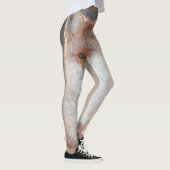 Roter Fuchs, Winterwald, landschaftliche Illustrat Leggings (Rechts)