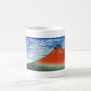 Roter Fuji Südwind klare Morgen Kaffeetasse