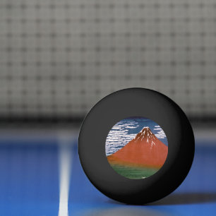 Roter Fuji, Vulkan Aka Fujiyama Katsushika Hokusai Tischtennisball