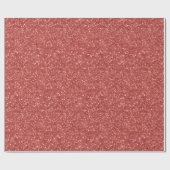 Roter Funkelglitter Weihnachten Geschenkpapier (Flach)