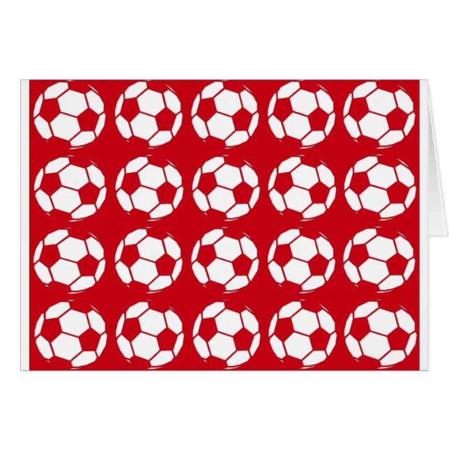 Roter Fußball (Vorderseite (Horizontal))