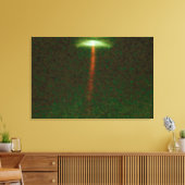 Roter Gasstrahl wird aus der Bildung von Star HH-3 Leinwanddruck (Insitu (Wohnzimmer))