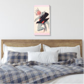Roter Geflügel von John James Audubon Leinwanddruck (Insitu (Schlafzimmer))