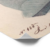 Roter Geflügel von John James Audubon Poster (Ecke)