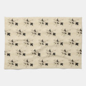 Roter geflügter Blackbird - Audubons Vögel in Amer Geschirrtuch (Horizontal)