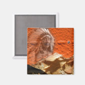 Roter Geist von gregory gallo Magnet (Vorderseite/Rückseite)