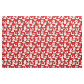 Roter Geisterhund Stoff (Fat Quarter (45,7 x 55,9 cm))