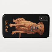 Roter gelber Labrador Retriever-Hund Case-Mate iPhone Hülle (Rückseite (Horizontal))