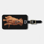 Roter gelber Labrador retriever Hund Fox Gepäckanhänger (Vorderseite horizontal)