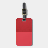 Roter Gepäckanhänger (Matte + Textured) (Vorderseite vertikal)