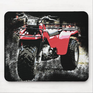 Roter Geschäftemacher-Motorrad ATC 3 nicht für d Mousepad