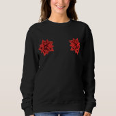 Roter Geschenkbogen Frauen Sweatshirt (Vorderseite)