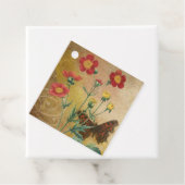 Roter Geschmack und Schmetterling Geschenkanhänger (Beispiel)