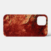 Roter gestrichener Stein Case-Mate iPhone Hülle (Rückseite (Horizontal))