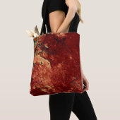 Roter gestrichener Stein Tasche (Von Nahem)