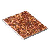 Roter, getrockneter Chili Notizblock (angewinkelt)