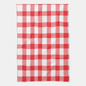 Roter Gingham Handtuch (Vertikal)