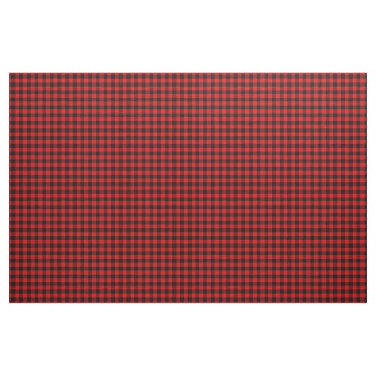 Roter Gingham-Karo Stoff (Yard (91,4 cm))