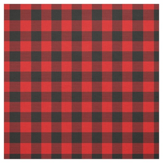 Roter Gingham-Karo Stoff (Muster)