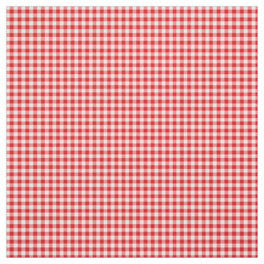 Roter Gingham Stoff (Muster)