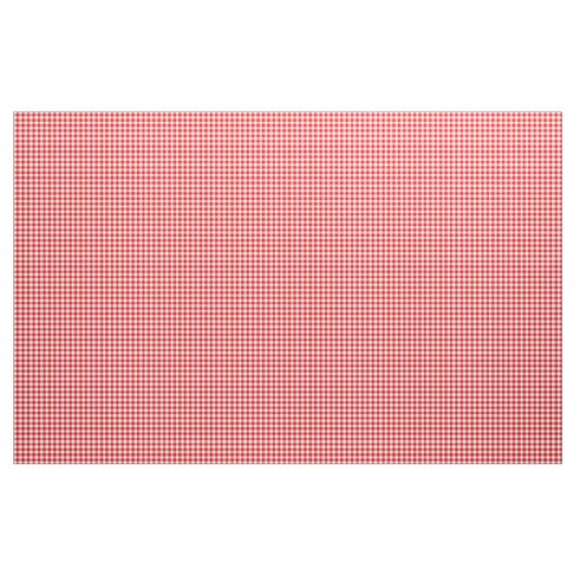 Roter Gingham Stoff (Fat Quarter (45,7 x 55,9 cm))