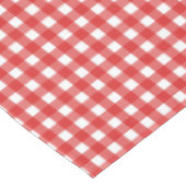Roter Gingham Tischdecke (Schrägansicht)