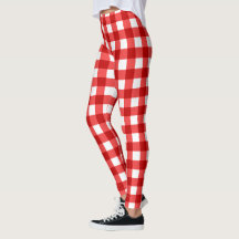Roter Gingham und kariertes Muster