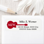 Roter Gitarrenspieler (Insitu)