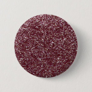 Roter Glitter Button