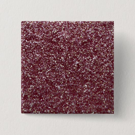 Roter Glitter Button (Vorderseite)
