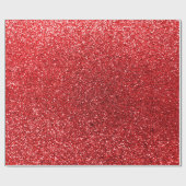 Roter Glitter Geschenkpapier (Flach)