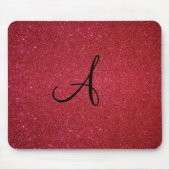 Roter Glitter Mousepad (Vorne)