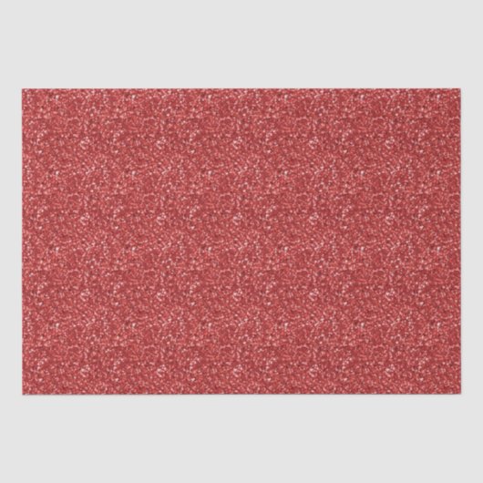 Roter Glitter Seidenpapier (Vorderseite)
