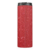 Roter Glitter Thermosbecher (Rückseite)