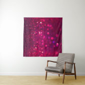 Roter Glitzer: Abstrakt Bokeh Wandteppich (Beispiel (Horizontal))