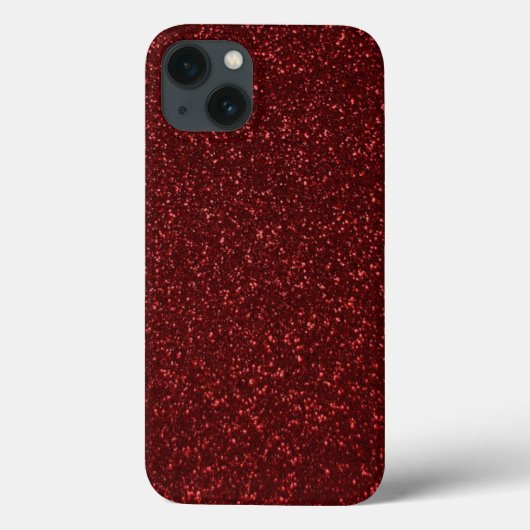 Roter Glitzer Case-Mate iPhone Hülle (Rückseite)