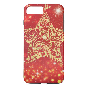 Roter Glitzer Case-Mate iPhone Hülle