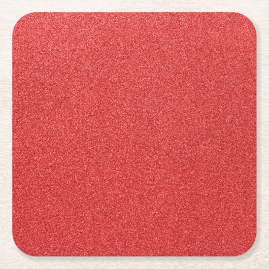 Roter Glitzer, Funkelnd, Glitzer Hintergrund Rechteckiger Pappuntersetzer (Vorderseite)