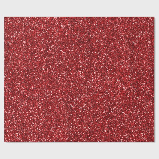 Roter Glitzer Geschenkpapier (Flach)
