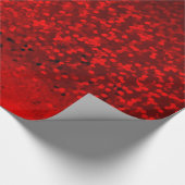 roter Glitzer Geschenkpapier (Ecke)