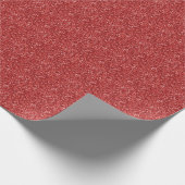 Roter Glitzer Geschenkpapier (Ecke)