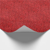 Roter Glitzer Geschenkpapier (Ecke)