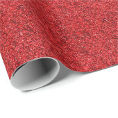 Roter Glitzer Geschenkpapier (Rolleneckpunkt)