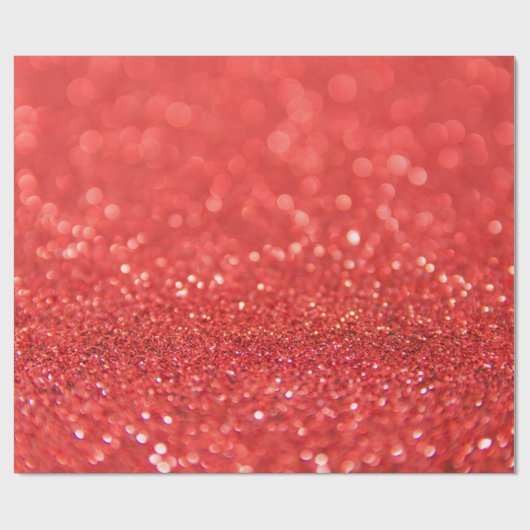 Roter Glitzer Geschenkpapier (Flach)